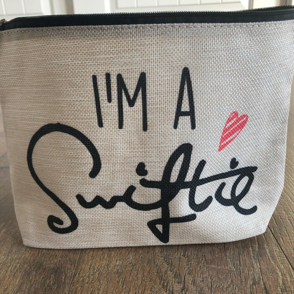 Taylor Swift cosmetic travel cotton waterproof makeup bag